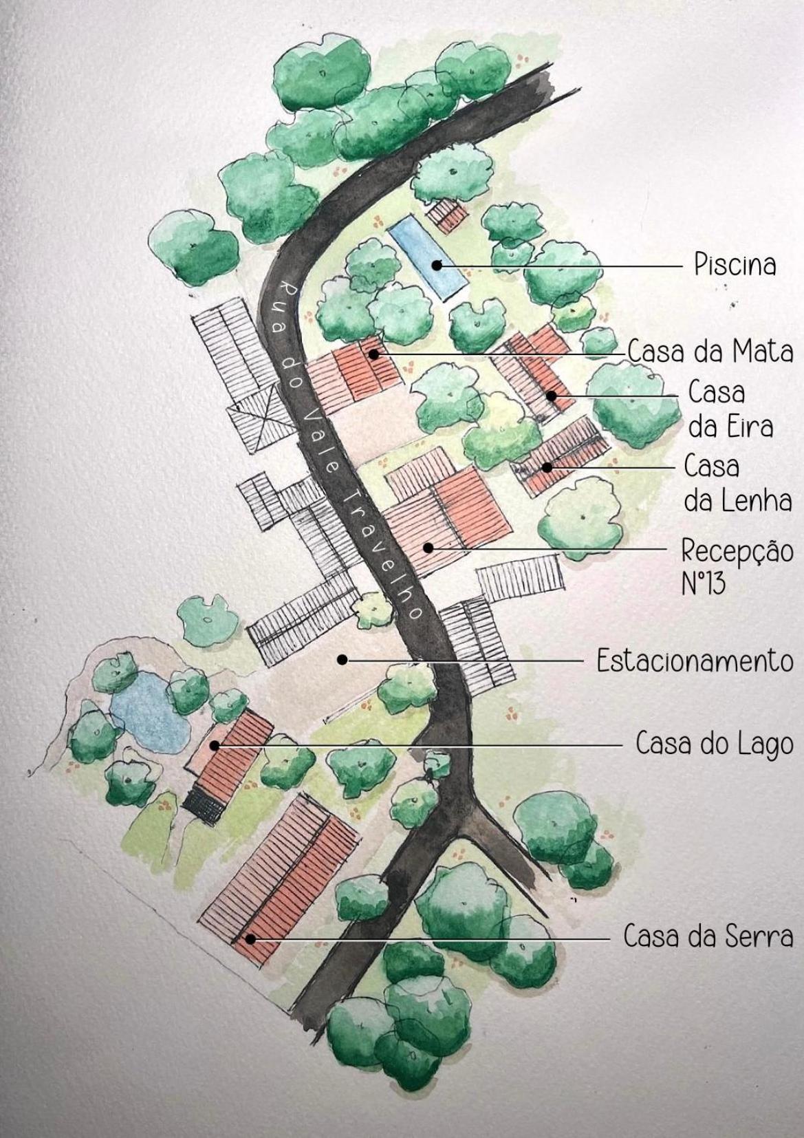 Casa Oliva - Casa Da Serra Porto de Mós Eksteriør bilde